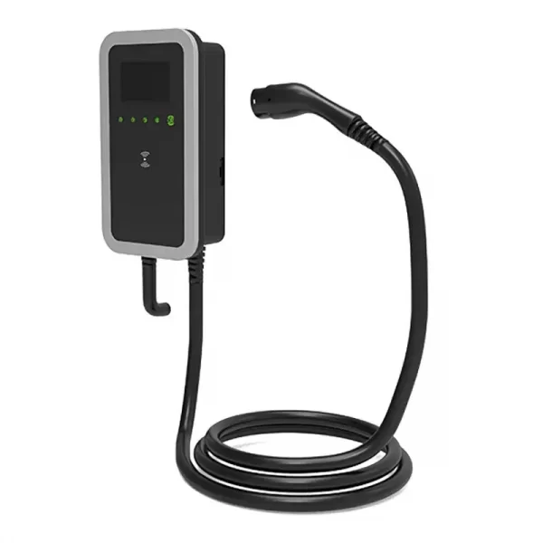 January series AC home wallbox EV charger side view