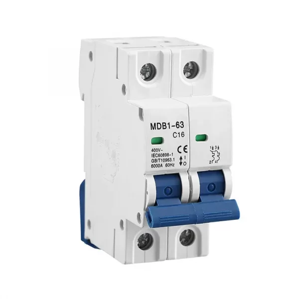 2P 63A Miniature Circuit Breaker Display Figure 1